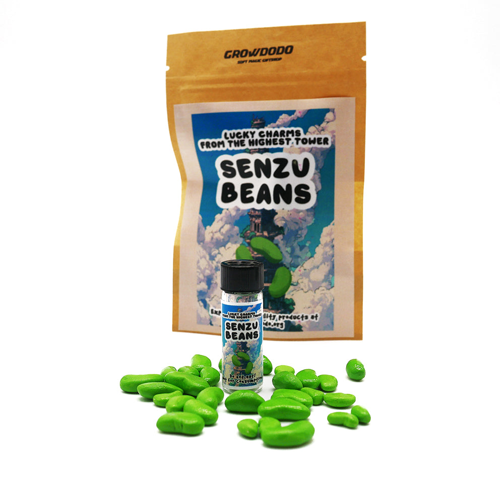 SENZU BEANS, LUCKY CHARMS FROM THE HIGHEST TOWER