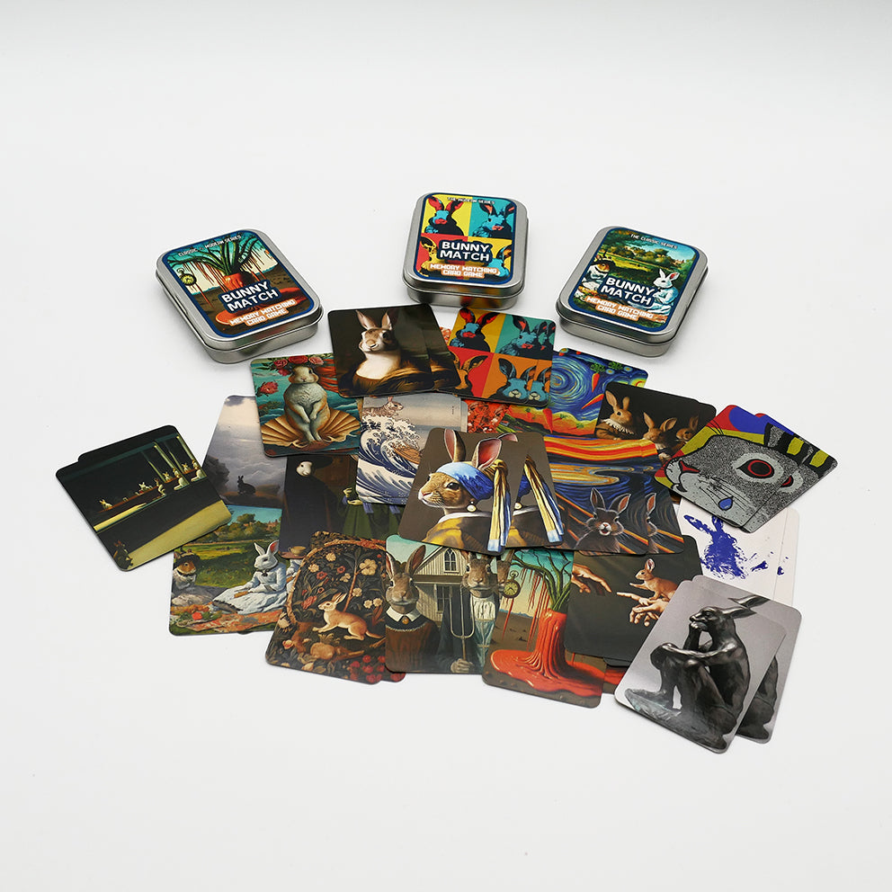 BUNNY MATCH, MEMORY MATCHING CARD GAME